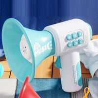 Recording Megaphone Toy Siren Sound Voice Amplifier Toy Lightweight for Children