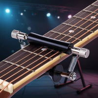 Sliding Guitar Capo Cylindrical Body Coil Loaded Capo Knurled
