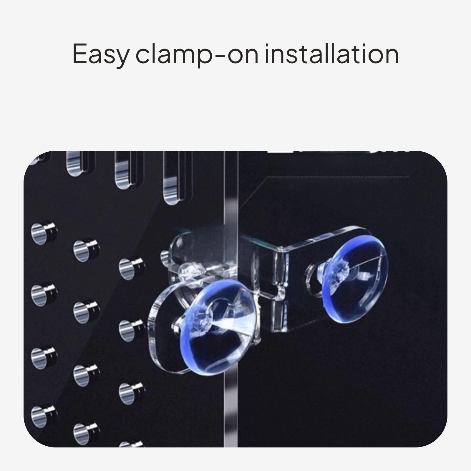 Acrylic Aquarium Divider Panel with Suction Cups