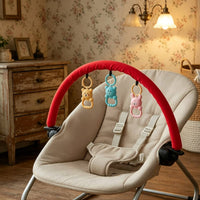 Baby Bouncer Toy Arch Googly Eyes Infant Seat Activity Bar for Babies