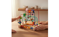 Wooden Bead Maze Educational Bead Maze Interactive for Toddlers