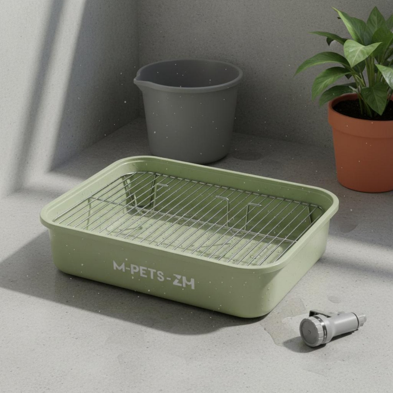 Dog Toilet with Grate Easy to Hygienic Pet Accessory Long-Lasting for Small Dogs