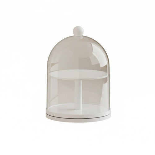Clear Acrylic Display Box 360° Rotation Clear Dome Display Case Multifunctional
