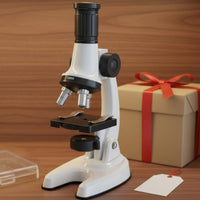 Kids Microscope Kit STEM Learning Educational Visual Microscope for Home Study