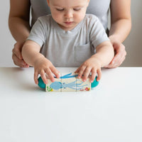 Twist and Match Toy Hand-Eye Coordination Rotating Piece Brainteaser for Infants