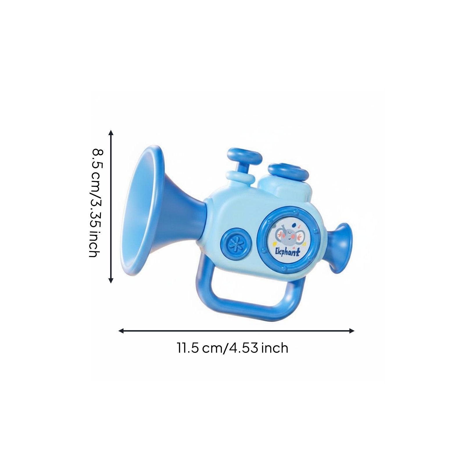 Children's Trumpet Toy Bright Colors Little Trumpet Toy Lightweight for Infants