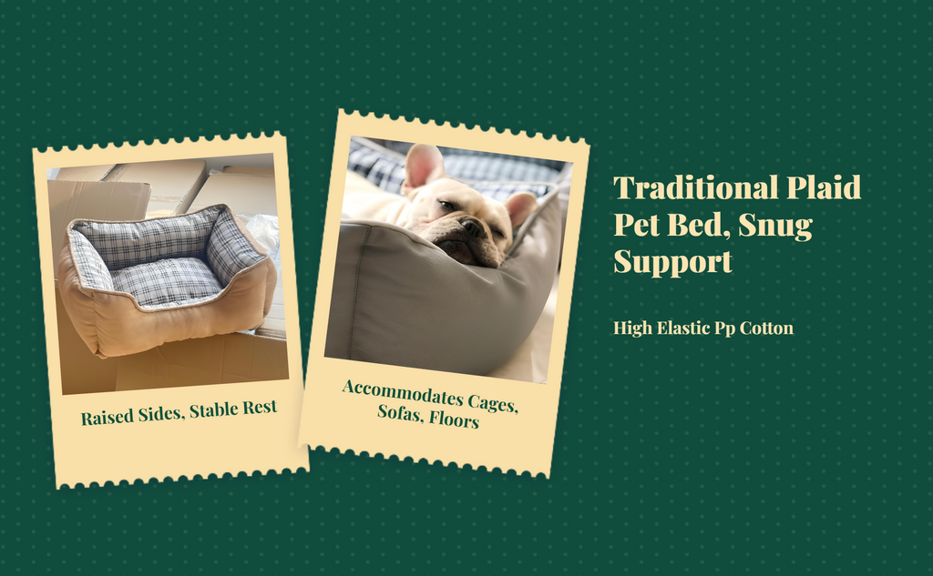 Washable non-slip pet bed