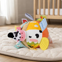 Educational Sensory Rattle Easy to Grip for Playtime, Infants 0-6 Months
