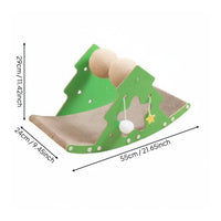 Christmas Tree Cat Scratcher Stable Structure Pet Supplies Easy Assembly