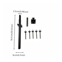 Multi-Post Percussion Rack Easy to Install Cowbell Mount Universal Fit for Stage