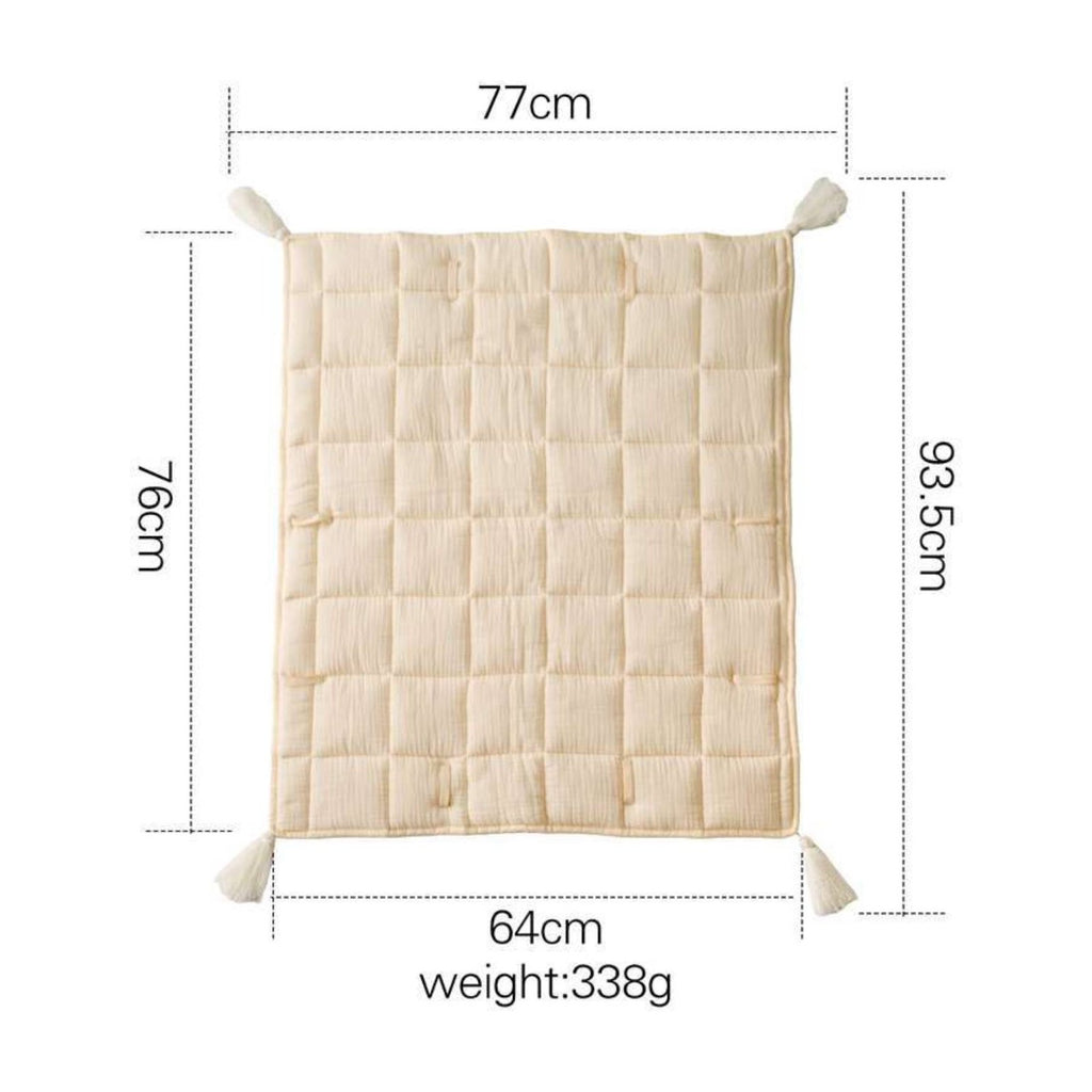 Infant Play Mat Silky Padded Crawling Mat Non-Slip for Playtime
