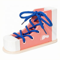 Shoe Lacing Practice Toy Fine Motor Skills Lace Tying Board Long-Lasting