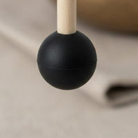 Tibetan Resonance Bowl Mallet Beech Wood Handle Wooden Resonance Bowl Mallet Easy to Play Meditation Accessory for Relaxation
