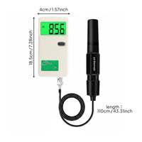 Digital pH Tester High Accuracy pH Meter Pen Quick Measurements Liquid Test Tool for Hydroponics,