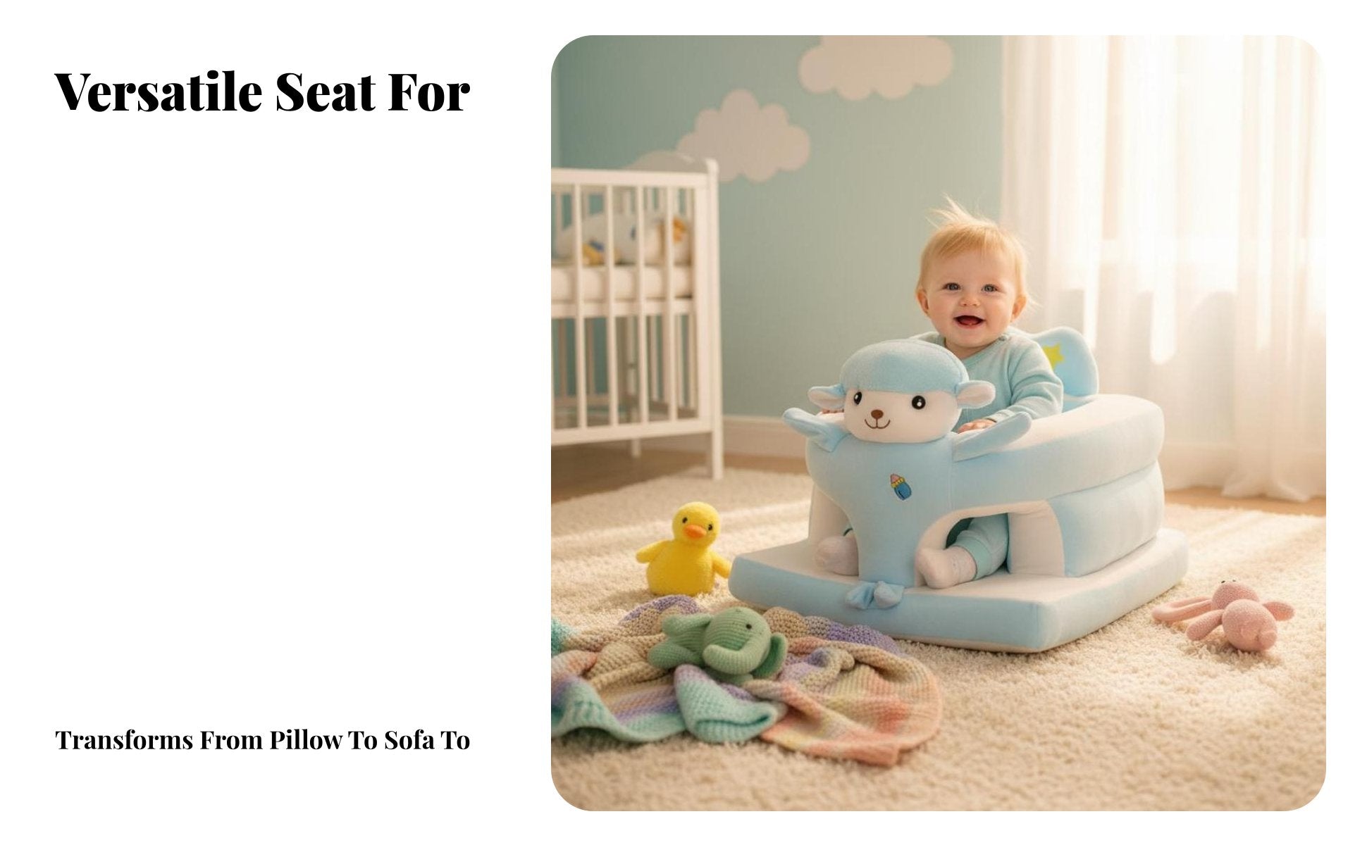 Soft Creature Chair Anti-Fall Design Sit-up Coach Soft and Comfortable