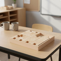 Wooden Cross Blocks Educational Acrylic Insert Blocks Sensory Play Children's Toy for Preschoolers, Preschool, Daycare