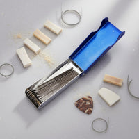 14 Pieces Guitar Nut Slotting File Set Portable Design for Luthiers