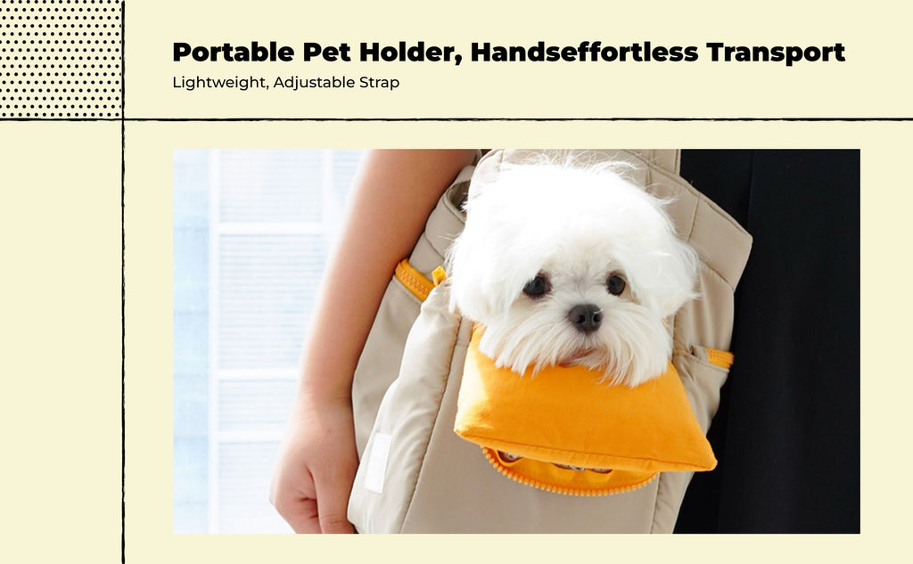 Breathable hands-free pet carrier