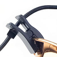 Saxophone Audio Pickup Clip Rubber Padded Brass Instrument Mic Holder Secure