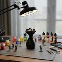 Miniature Painting Handle 360-Degree Rotation Figure Painting Grip for Hobbyists