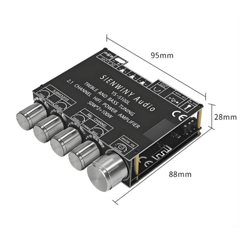 2.1 Channel Amplifier Module High Power Output Audio Equipment