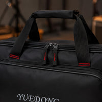 Effects Pedal Bag Accessory Pocket Guitar Pedal Carry Bag Nylon Exterior Padded Gear Carrier for Gig, Rehearsal