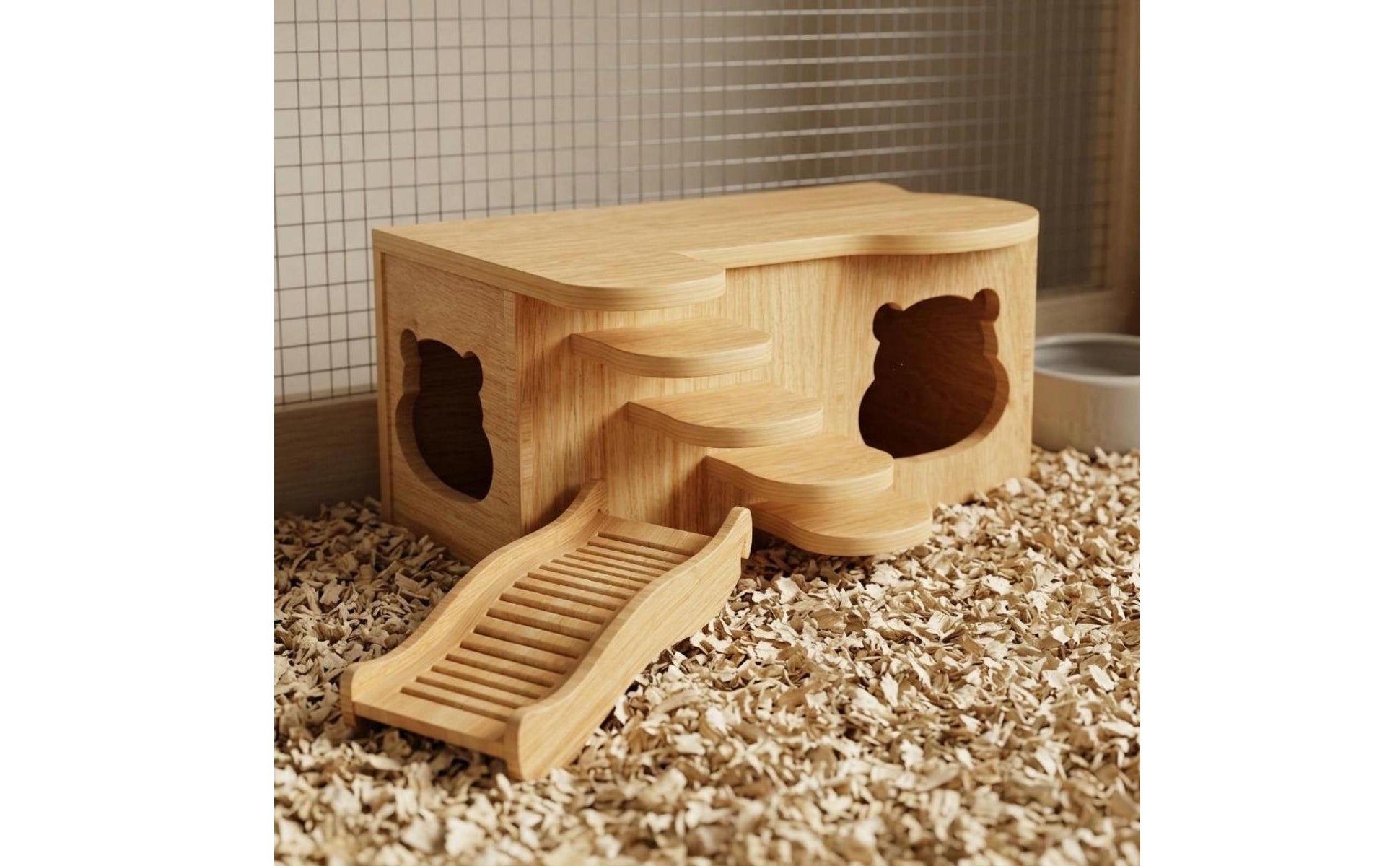 Hamster Hideout House Even Top Wooden Hamster House Sturdy