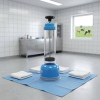Manual Calf Respirator Transparent Tube Newborn Calf Suction Pump Blue Cap