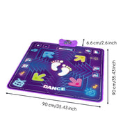 Bluetooth Dance Mat 4 and 6 Button Modes Kids Dance Game Mat Easy to Clean