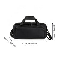 Effects Pedal Carrying Case Black Shoulder Strap Gear Bag Long-Lasting