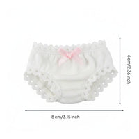 Soft Doll Underwear Small Doll Lace Trim Toy Clothing for Dress