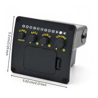 Acoustic Guitar Equalizer Tuner Easy to Install Guitar Tuner Preamp for Stage
