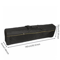 88-Key Electric Piano Bag Portable Waterproof Piano Carrying Bag Multiple Pockets 88 Key Keyboard Case for Travel