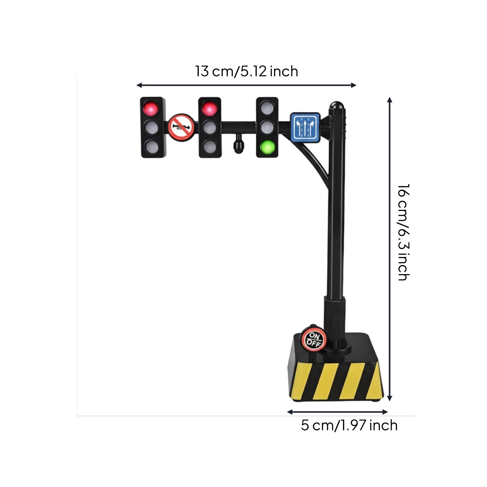 Toy Traffic Light Realistic Design Simulation Traffic Light for Classroom