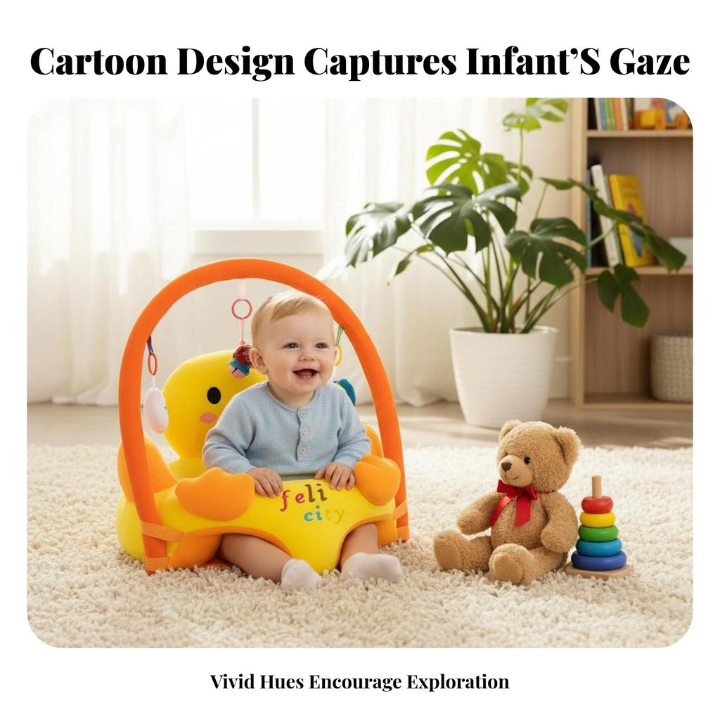 creatureShaped Sit-up Assistant Machine Washable Baby Seat Easy to Wash