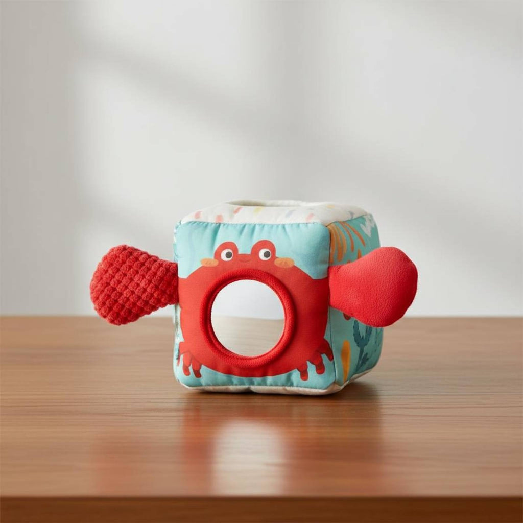 Baby Tissue Box Sensory Toy Soft Child-Led Tissue Box Toy Portable for Infants