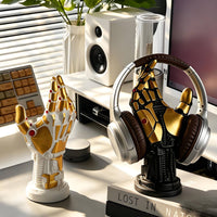 Robotic Hand Headphone Stand Sturdy and Stable Base for Game Room