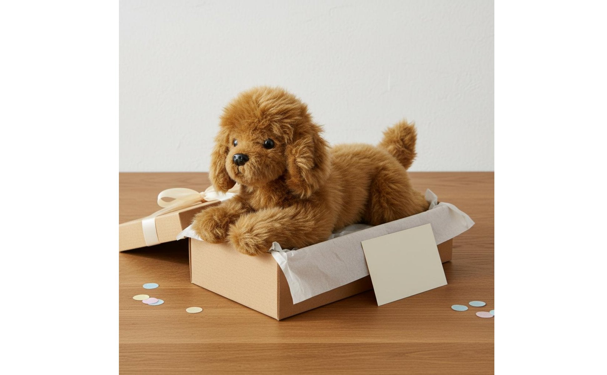Teddy Dog Soft Toy Bedtime Companion Soft Toy Puppy Cuddly for Children