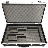 Aluminum Audio Device Case Sturdy Build Hard Audio Device Case Shock Resistant