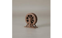 Water Wheel Model Fairy Garden Mini Boat Model Detailed Craftsmanship
