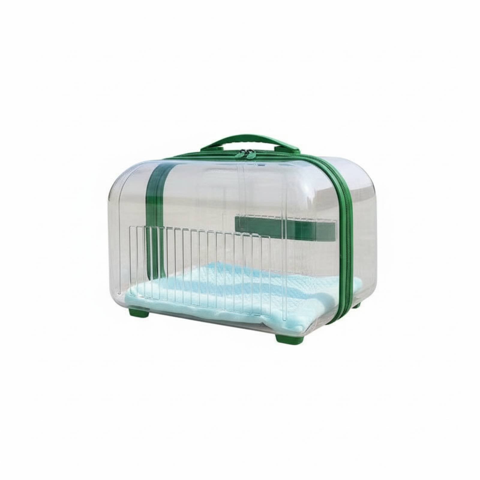 2-Tier Pet Trolley Transparent View pet Equipment two-level Design