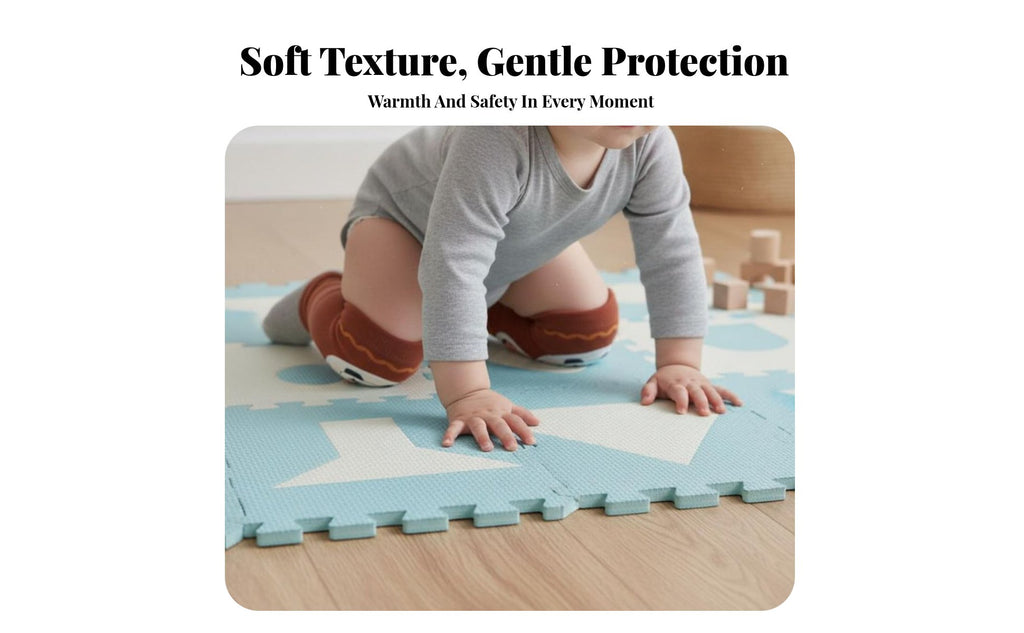 Safeguarding Baby Crawling Knee Pads Soft & Comfortable Baby Crawling Kneepads Gender-Neutral for Babies, Infants, Learning to Walk