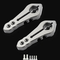 2 Pieces M3 Thread Servo Arm Split-Clamp Mount RC Car Steering Arm CNC Machined