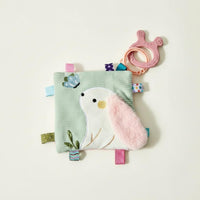 Rabbit Security Blanket Ultra-Soft Rabbit Lovey Multi-Texture for Sleeping