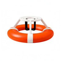 Floating Gyro Cup Holder 3D-Printed Buoyant Pool Beverage Buoyant Orange