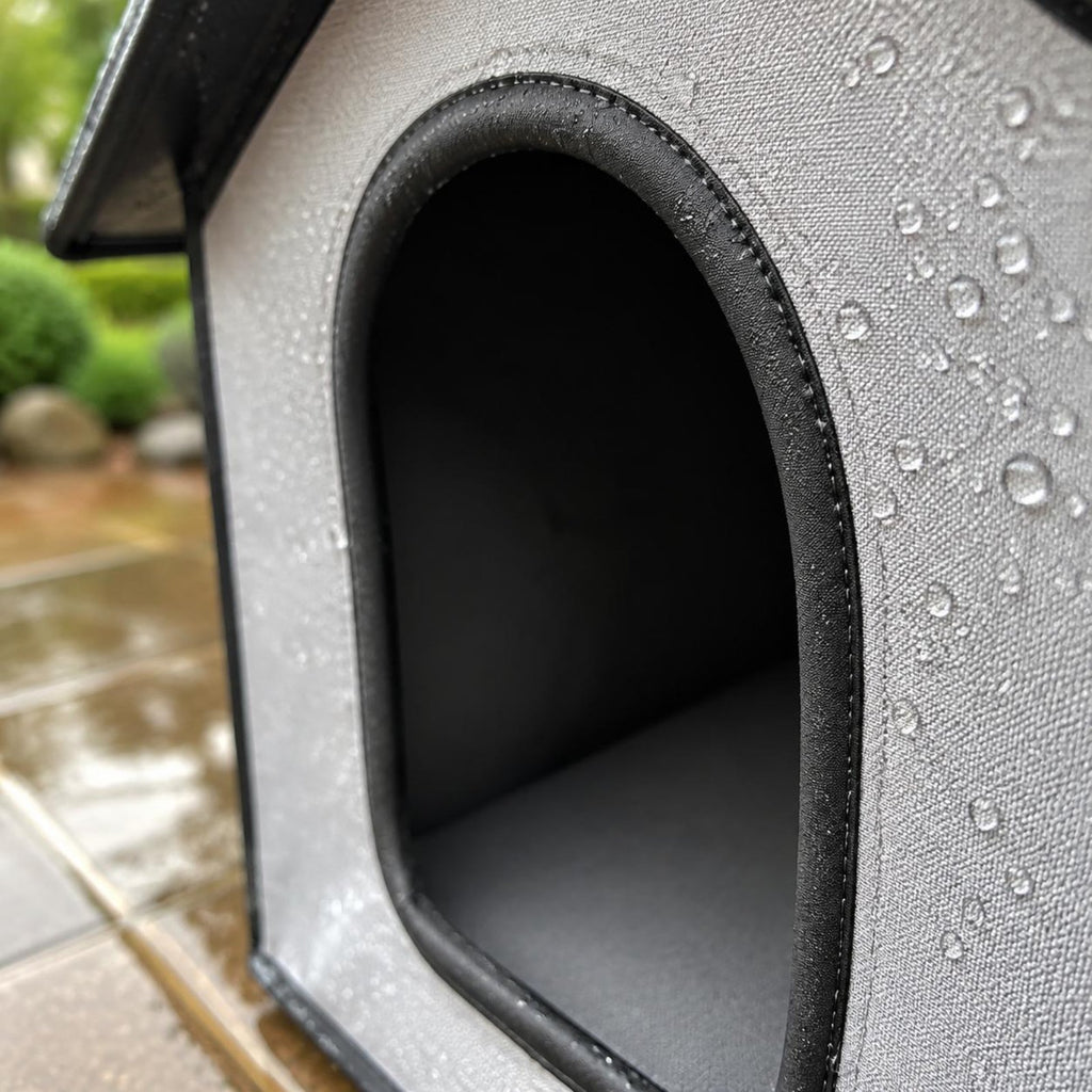 Waterproof Pet Shelter Rainproof Outdoor Pet House Fixed for Cats, Dogs
