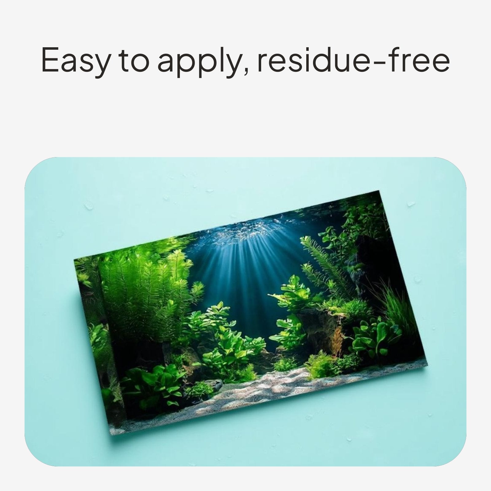 5D Waterproof Fish Tank Background Sticker