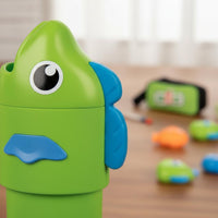 5 Pieces Retractable Aquatic Creature Game Hand-Eye Coordination Interactive