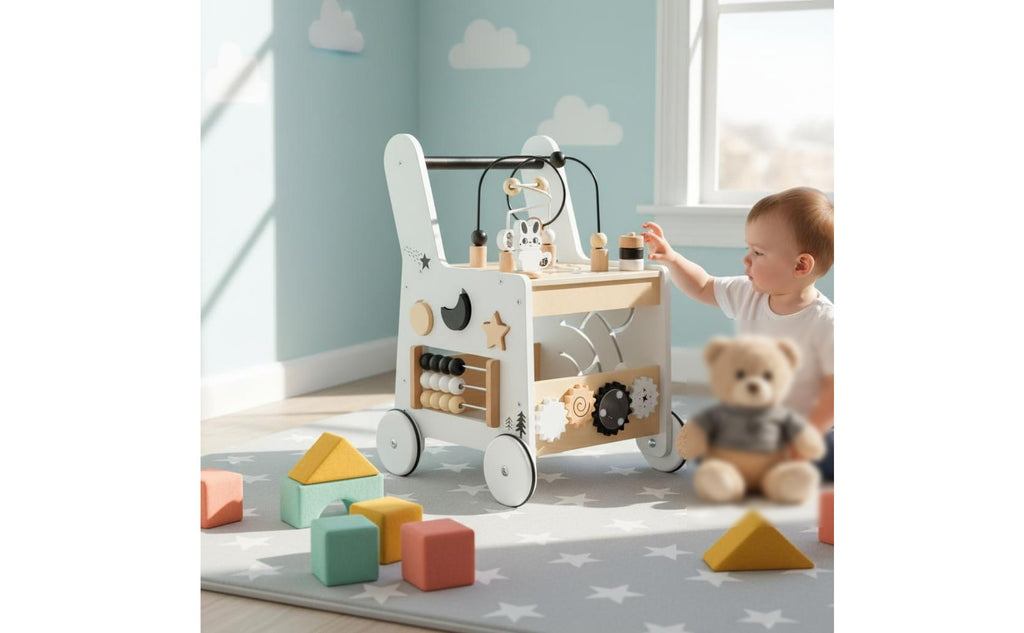 Multifunctional Activity Stroller Nordic Design Infant Toy for Babies