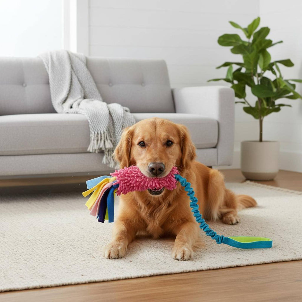 Soft Rope Squeaker Toy Reinforced Stitching Squeaky Soft Dog Toy Easy to Clean